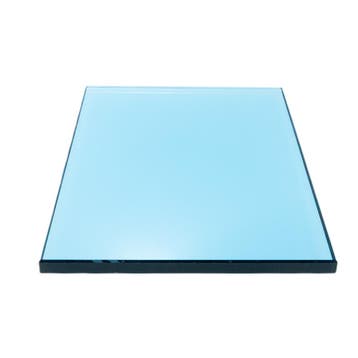 Sample enkel glas gekleurd blauw, Verzenden