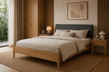 Van Schaik Aven Massief Houten Bed - 160 x 200, Nieuw