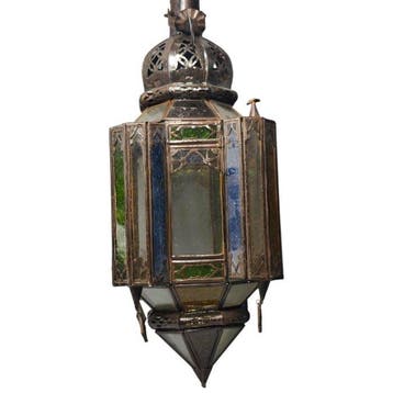 Moorish Hanging Lantern - Lantaarn - Metaal, Antiek en Kunst