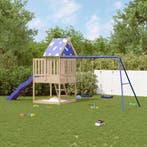 vidaXL Speelhuis massief grenenhout, Kinderen en Baby's, Speelgoed | Buiten | Speeltoestellen, Verzenden, Nieuw