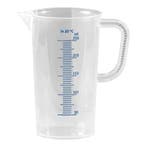Maatbeker | Kunststof | Maatverdeling | 0.1L | Ø50x80(h)mm, Verzenden, Nieuw in verpakking