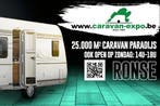 Caravan Paradijs 25.000m2 Paradis de caravanes, Caravans en Kamperen, Caravans, Microgolfoven, Meer dan 6, Vast bed, Overige