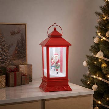 vidaXL Kerstlantaarn ESPOO Koel wit 17,5 x 17,5 x 41 cm, Verzenden, Nieuw