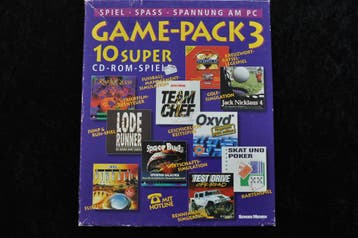 Game Pack 3 10 Super CD Rom Spiele PC Big Box, Consoles de jeu & Jeux vidéo, Verzenden