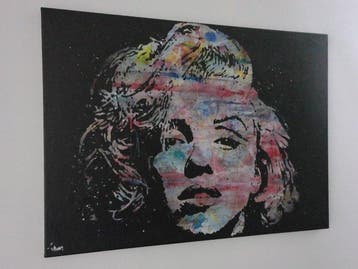 Marilyn Monroe - 75x55 cm - Popart portrait collections -