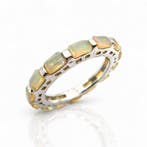 Zonder minimumprijs - Ring Zilver - Opal (Gecertificeerd), Nieuw