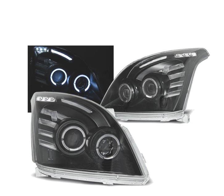 PHARES POUR TOYOTA LAND CRUISER FJ120 03-08 ANGELS EYES FON, Auto-onderdelen, Verlichting, Verzenden