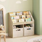 vidaXL Kinderboekenplank Sonoma Eik 72,5 x 29,5 x 69 cm, Huis en Inrichting, Woonaccessoires | Krantenbakken en Lectuurbakken