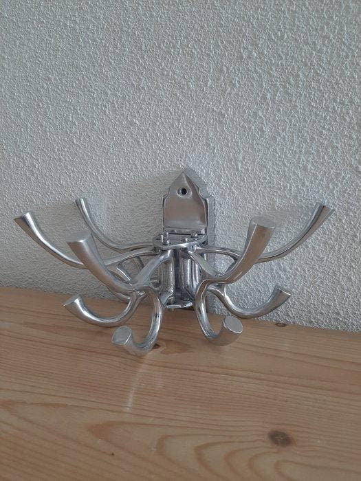 Kapstok - Aluminium - Beautiful coat hook, Antiek en Kunst, Curiosa en Brocante
