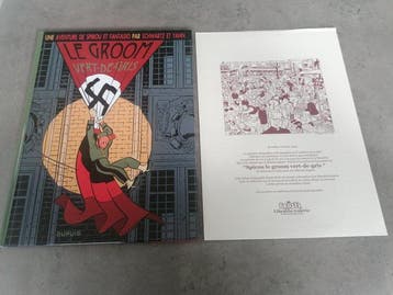 Spirou et Fantasio - Le Groom Vert-de-Gris + sérigraphie - C, Nieuw