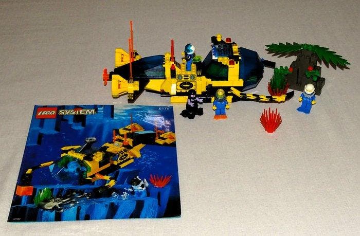 Lego Set - 6175 - Aquazone - Vintage Crystal Explorer Sub, Kinderen en Baby's, Speelgoed | Duplo en Lego