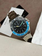 Heritor - Automatic Calder Date - Black/Blue - Sans prix de, Nieuw
