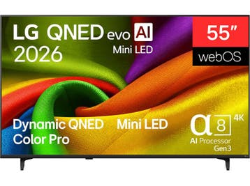 LG -  Hdr 4k Mini-led-tv 55 Inch 2026 - Zwart, Audio, Tv en Foto, Televisies, Verzenden, Nieuw, 100 cm of meer, LG