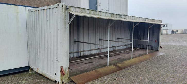 Fietsenstalling 9x2,80m. HS-1489, Zakelijke goederen, Machines en Bouw | Keten en Containers, Ophalen of Verzenden