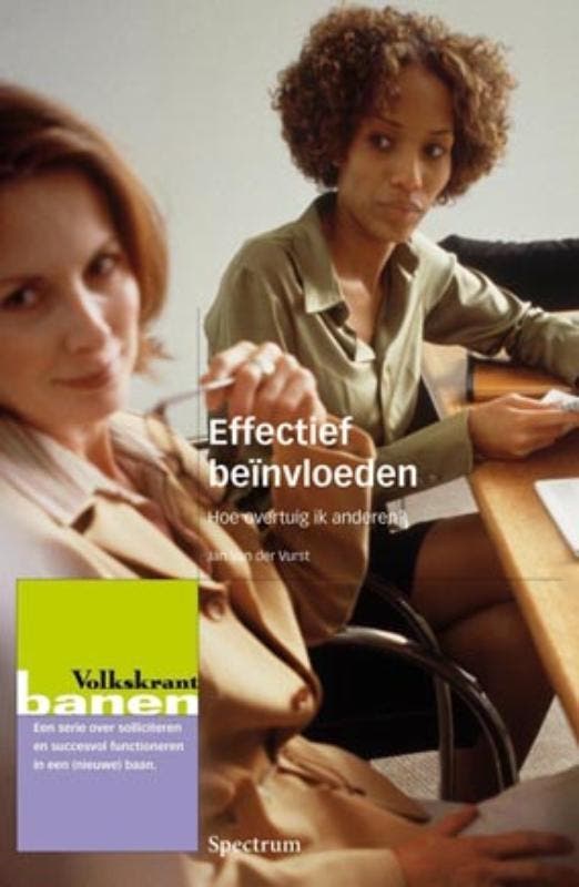 Effectief beinvloeden 9789049107598 Jan Van der Vurst, Livres, Économie, Management & Marketing, Envoi