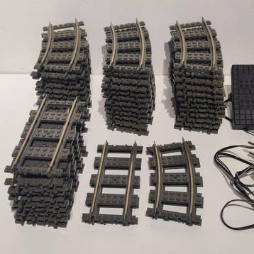 Lego Onderdelen - Rails en transfo 9V, Nieuw