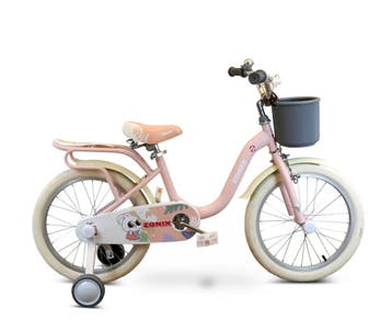 Zonix Meisjesfiets 18 Inch Licht Pastelroze  Kinderfiets Met, Fietsen en Brommers, Ophalen of Verzenden, Nieuw