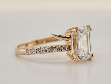 Zonder minimumprijs - Ring - 14 karaat Geel goud - 2.16ct.
