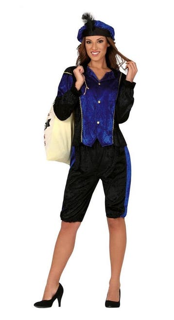 Pietenpak Blauw Dames, Verzenden, Nieuw