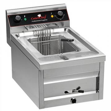 Friteuse | Elektrisch | 12L | 9kW (400V) | Aftapkraan |, Verzenden, Nieuw in verpakking