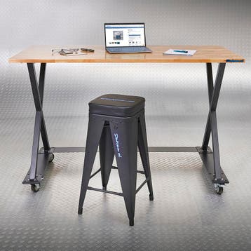 Datona Industriële werktafel 160 cm en werkplaatskruk -, Ophalen of Verzenden, Nieuw