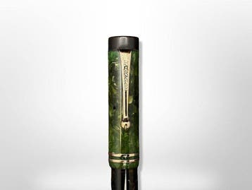 Parker - Duofold Jr. Flat Top (Jade Green) - Fabricada en, Nieuw