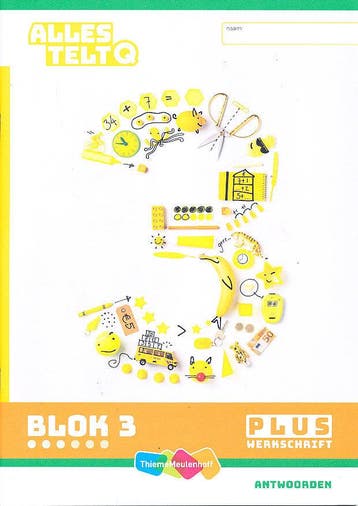 Alles Telt Q Antwoorden Werkschrift Plus blok 3 groep 3, Verzenden