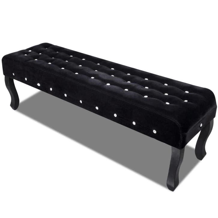 Luxe Zwart Bankje | Retour Deal | Prachtprijs, Maison & Meubles, Canapés | Salons, Envoi