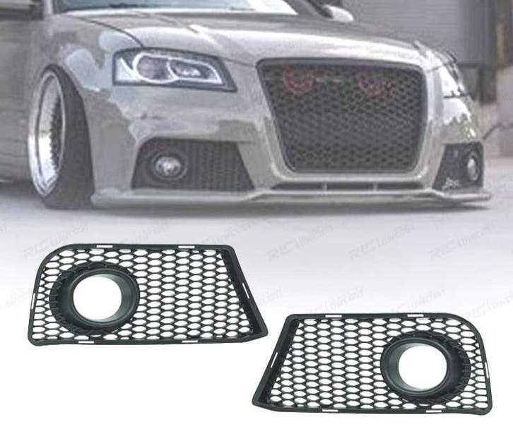 CALANDRE INFÉRIEURS AUDI A3 08-12 DROITE-GAUCHE, Auto-onderdelen, Carrosserie, Verzenden