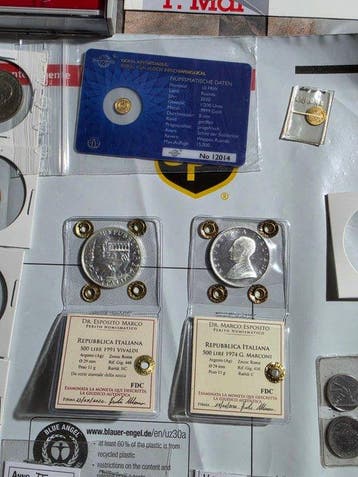 Wereld. Collezione con monete in oro e monete in argento, Postzegels en Munten, Munten | Europa | Niet-Euromunten