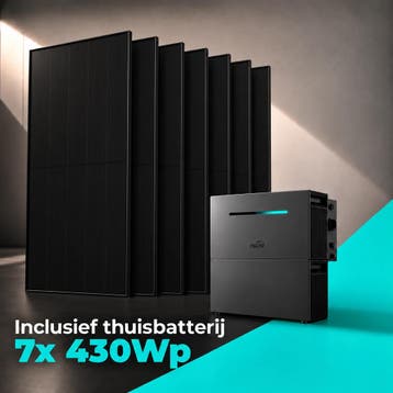 Zonnepanelen Pakket 7x 430, Ophalen of Verzenden, Nieuw