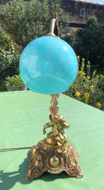 Lamp - Messing, Glas