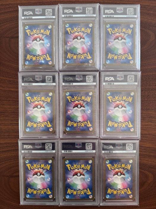 Pokémon - 9 Graded card - PSA 10 - Scarlet & Violet -, Hobby en Vrije tijd, Verzamelkaartspellen | Pokémon