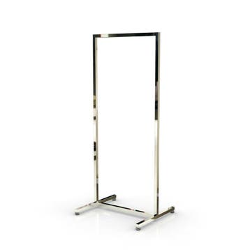 *TIP*  Solo Hoog model chroom Italiaans design kledingrek 6, Huis en Inrichting, Ophalen of Verzenden, Nieuw