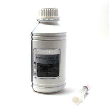 CANON navul inkt GRIJS GREY 1000ml inktmedia huismerk, Verzenden, Nieuw