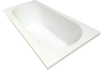 Portus RD inbouw ligbad 180 80 49 cm wit DUO, Ophalen of Verzenden, Nieuw