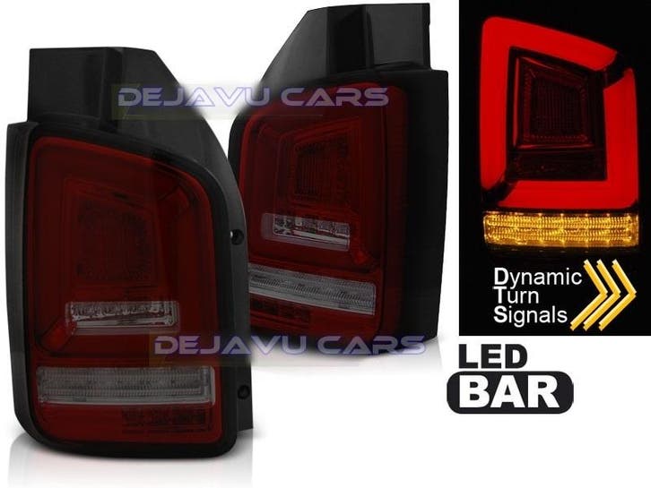 Dynamische LED BAR Achterlichten voor Volkswagen Transporter, Autos : Divers, Tuning & Styling, Enlèvement ou Envoi