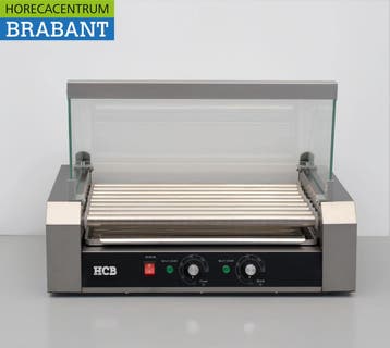 Gril à hot-dogs HCB en acier inoxydable à 9 rouleaux avec, Verzenden