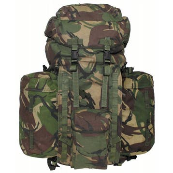 Britse rugzak 80L PLCE SHORT met zijtassen, DPM camo, Ophalen of Verzenden, Gebruikt
