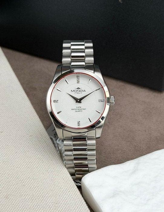 Mondia - Madison City Silver - Zonder minimumprijs -, Handtassen en Accessoires, Horloges | Heren
