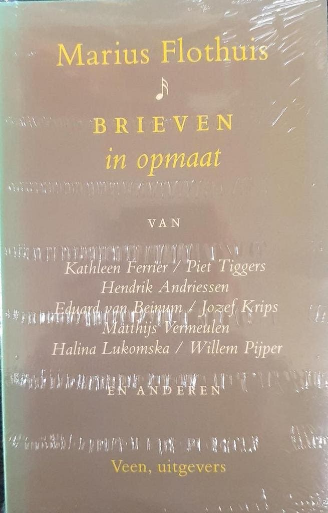 Brieven in opmaat van Kathleen Ferrier, Piet Tiggers,, Boeken, Literatuur, Gelezen, Verzenden