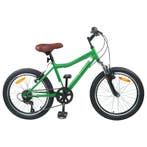 vidaXL Kinderfiets 24 Inch 6-Speed voor 8-12 jaar oud Groen, Verzenden