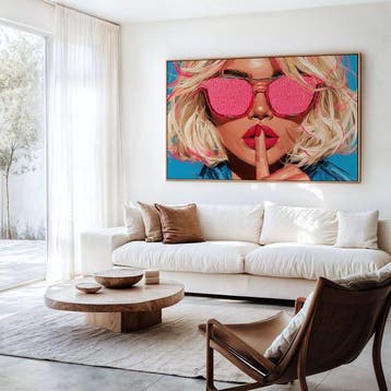 Iconica - Halftone Secret - unique 1/1 XXL (100 x 150 cm), Antiek en Kunst