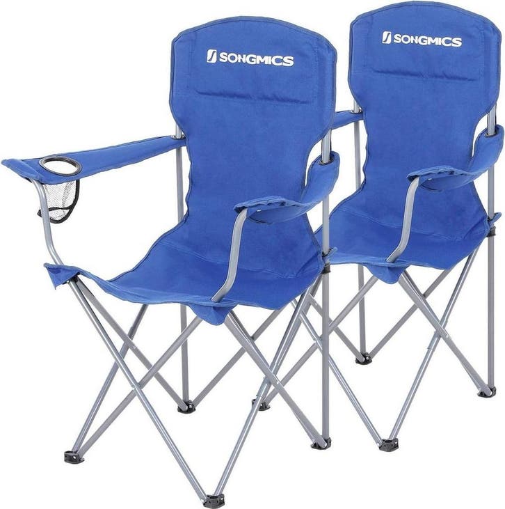 2x Campingstoel / visstoel - inklapbaar - robuust frame -, Caravanes & Camping, Accessoires de camping, Envoi