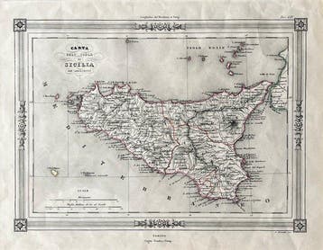 Italië - Sicilië; Giuseppe Bonatti - Carta dellIsola di, Boeken, Nieuw