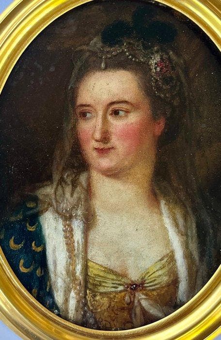 Seguace di Martin van Meytens (XVIII) - Maria Teresa D, Antiquités & Art, Art | Peinture | Classique