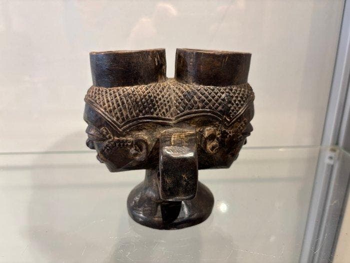 Beker - Hout, Antiek en Kunst, Kunst | Niet-Westerse kunst