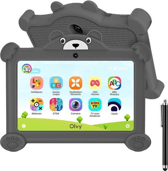 Olvy Kindertablet Vanaf 3 Jaar - Tablet - 96GB - Ouder Contr, Huis en Inrichting, Woonaccessoires | Overige, Nieuw, Verzenden