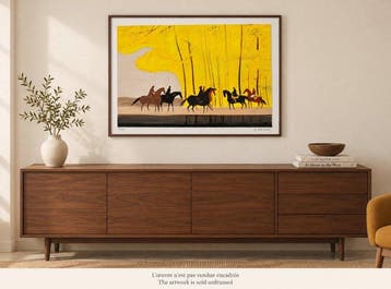 Serge Lassus (1933) - Cavaliers en Automne