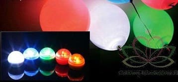 Onderwaterlichtje Waterproof Balletje Rood LED doos 12 stuks, Nieuw